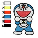 Doraemon 13 Embroidery Design